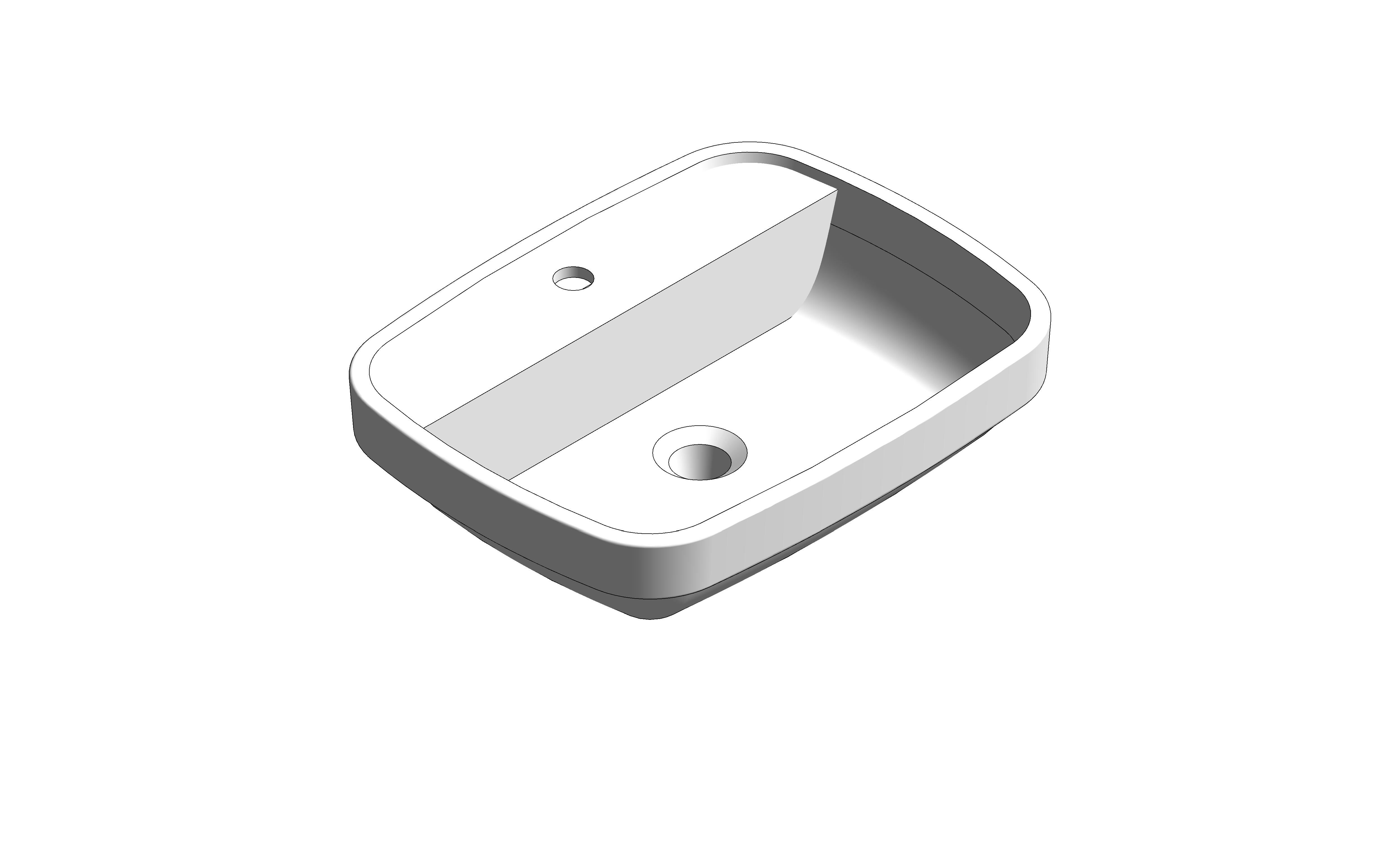 bimstore 3D image of the Signature 550mm countertop basin - CCAS0420-1010410F0 from American Standard