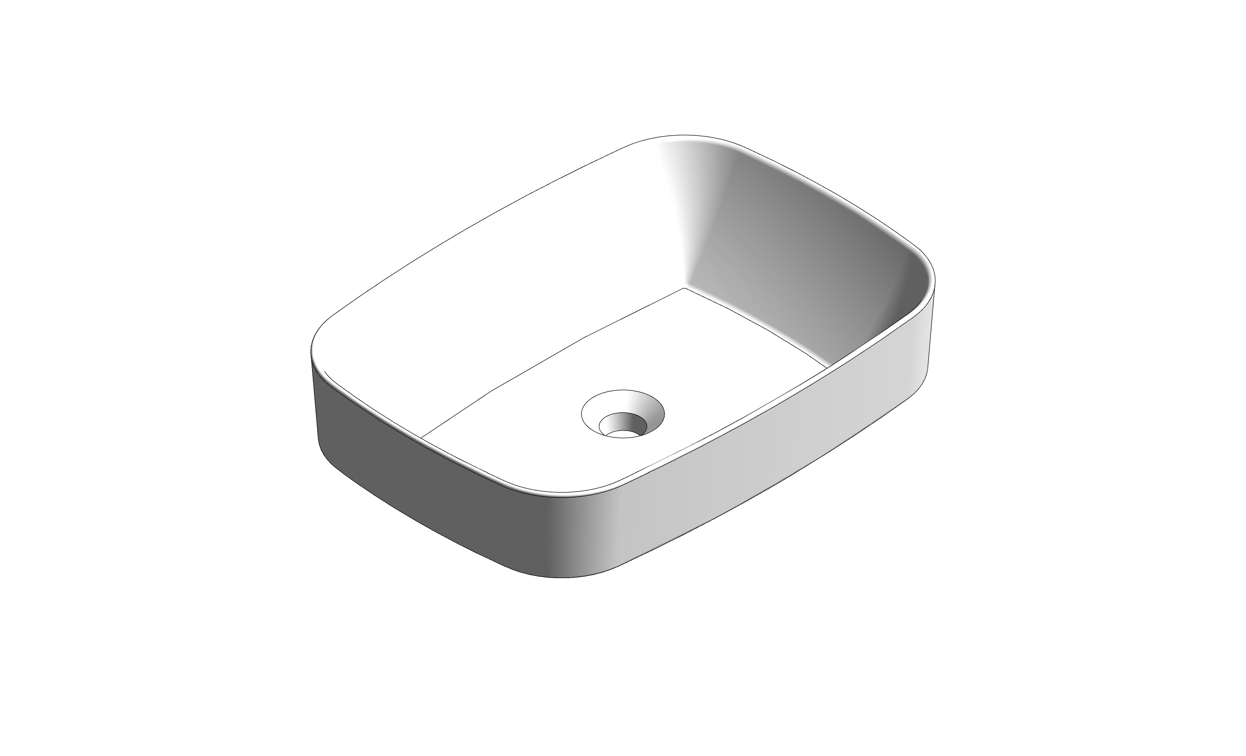 bimstore 3D image of the Signature 550mm Vessel - CCAS0628-0000410F0 from American Standard