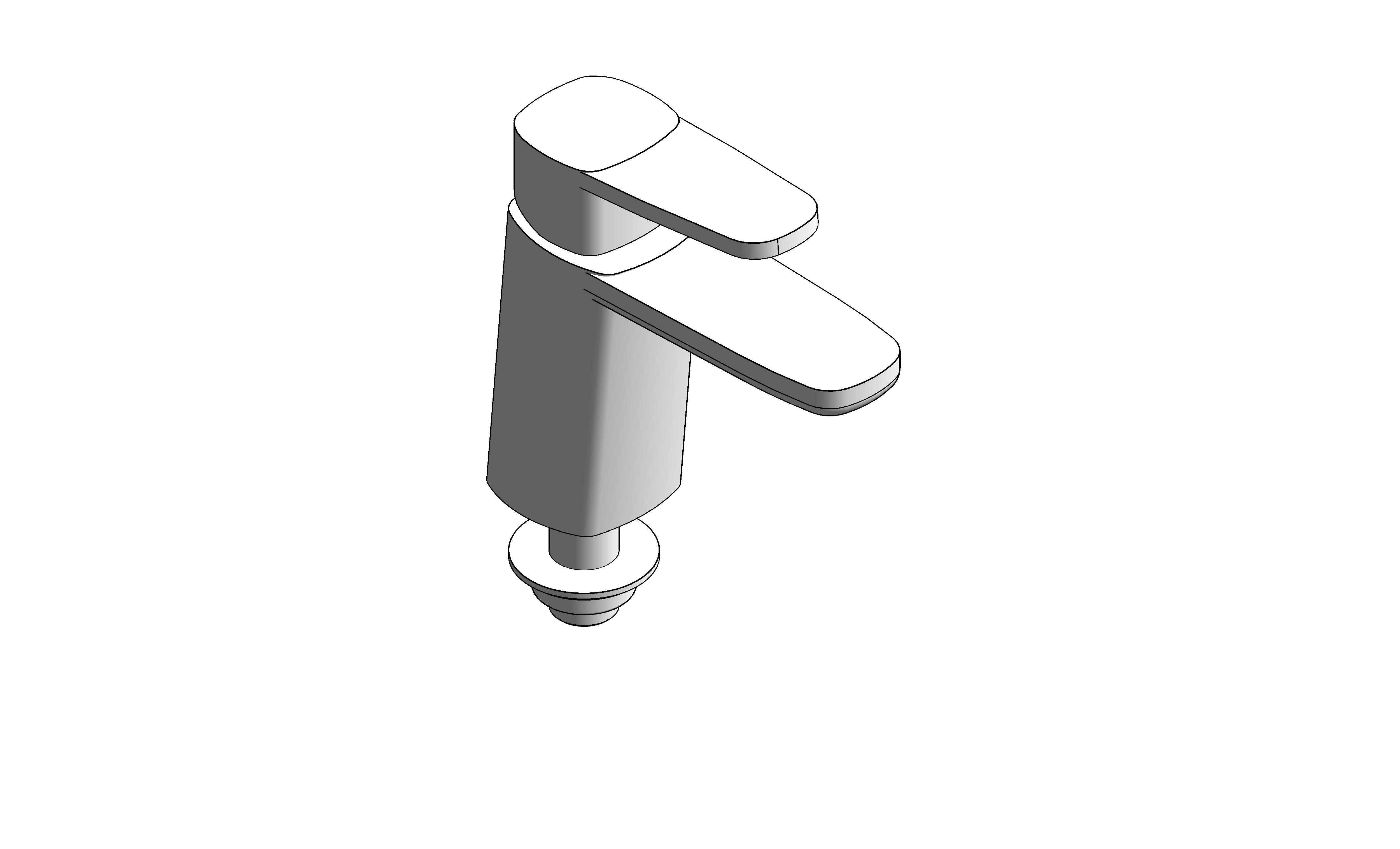 bimstore 3D image of the Signature Basin Mono W/o pop-up drain - FFAS1706-1015L0BT0 from American Standard