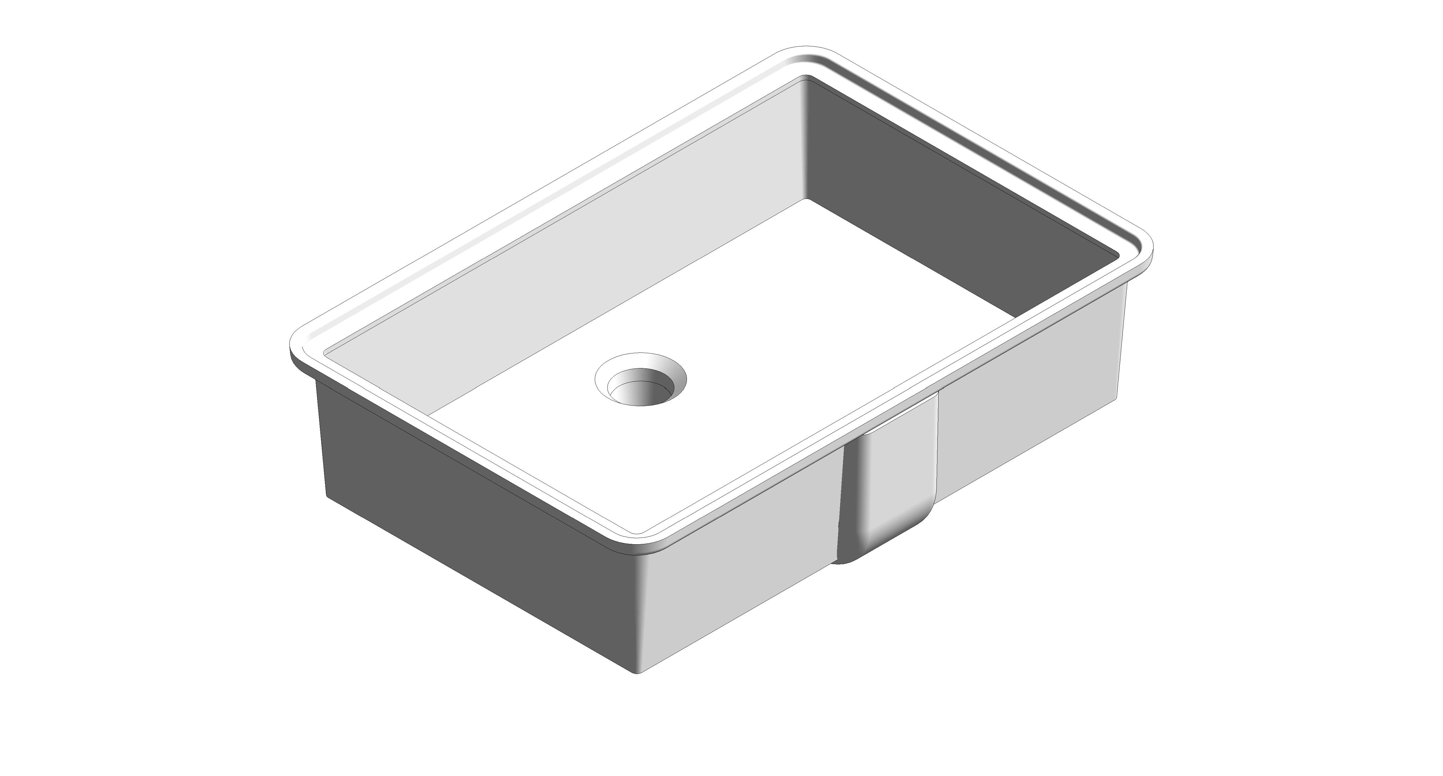 Product: Thin Touch Square Undercounter Washbasin 600mm - CCASF513-1000410F0