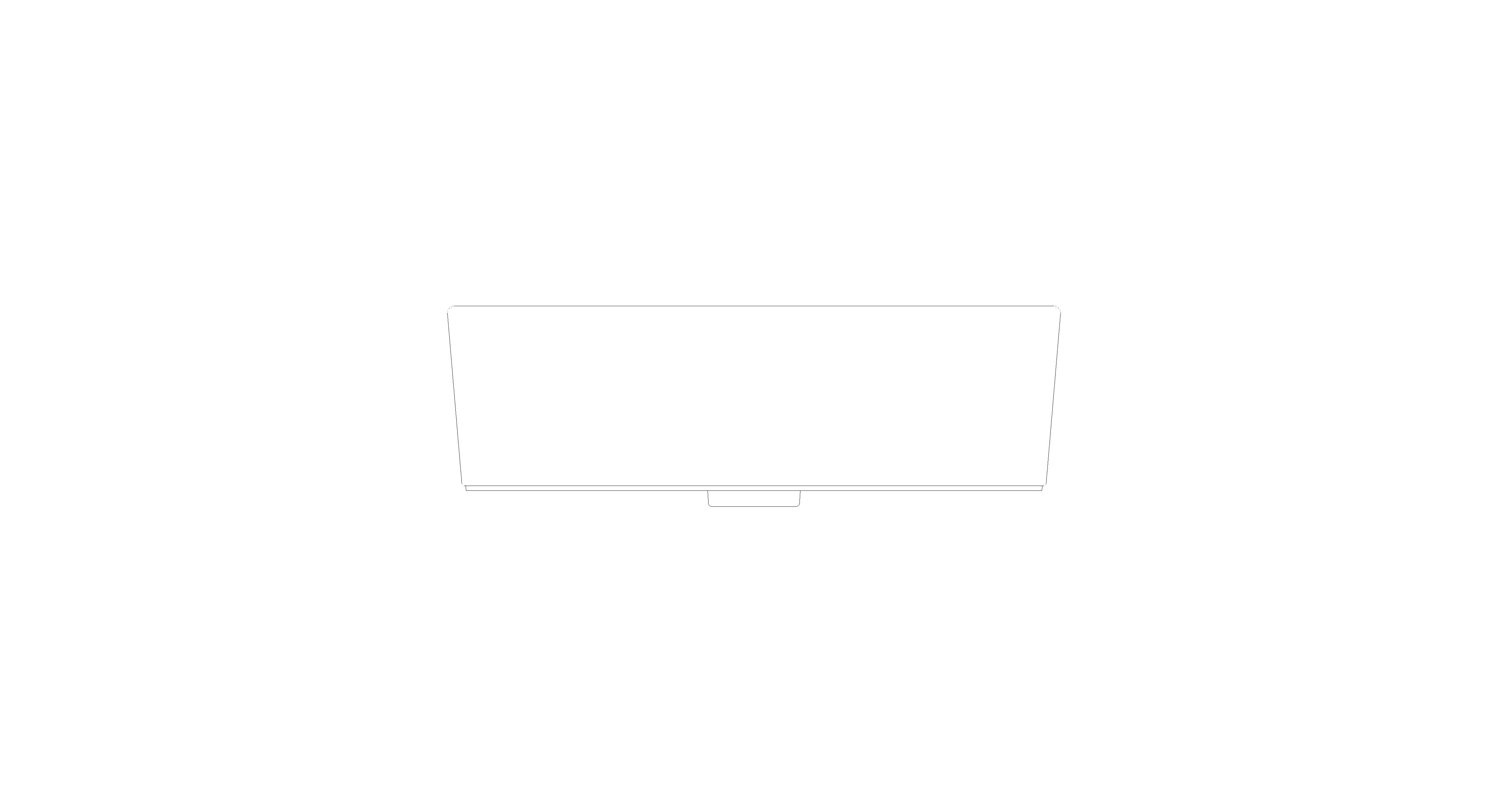 bimstore front image of the American Standard - Thin Touch Square Vessel 500mm - CCASF611-0000410F0