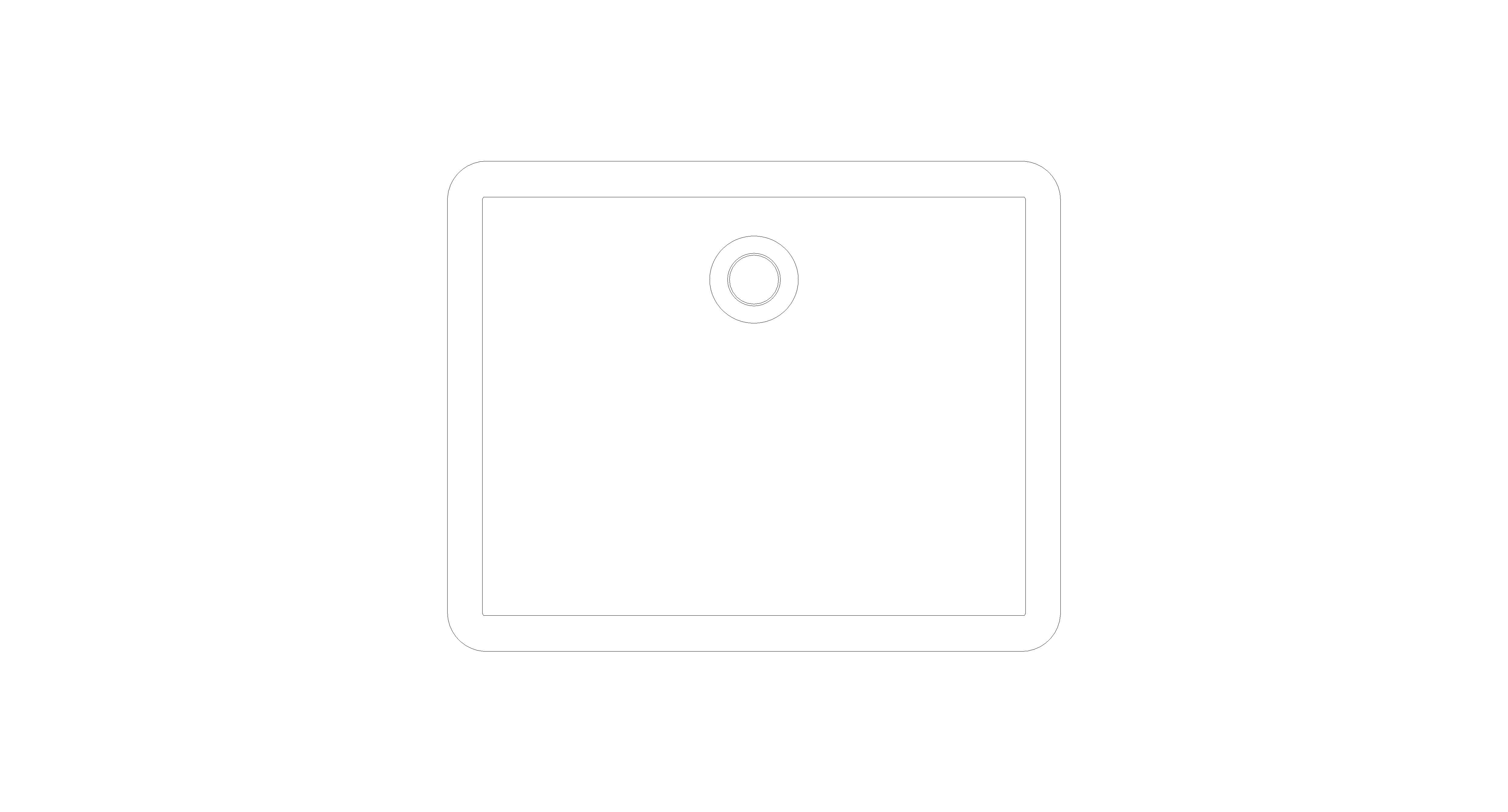 bimstore top image of the American Standard - Thin Touch Square Vessel 500mm - CCASF611-0000410F0