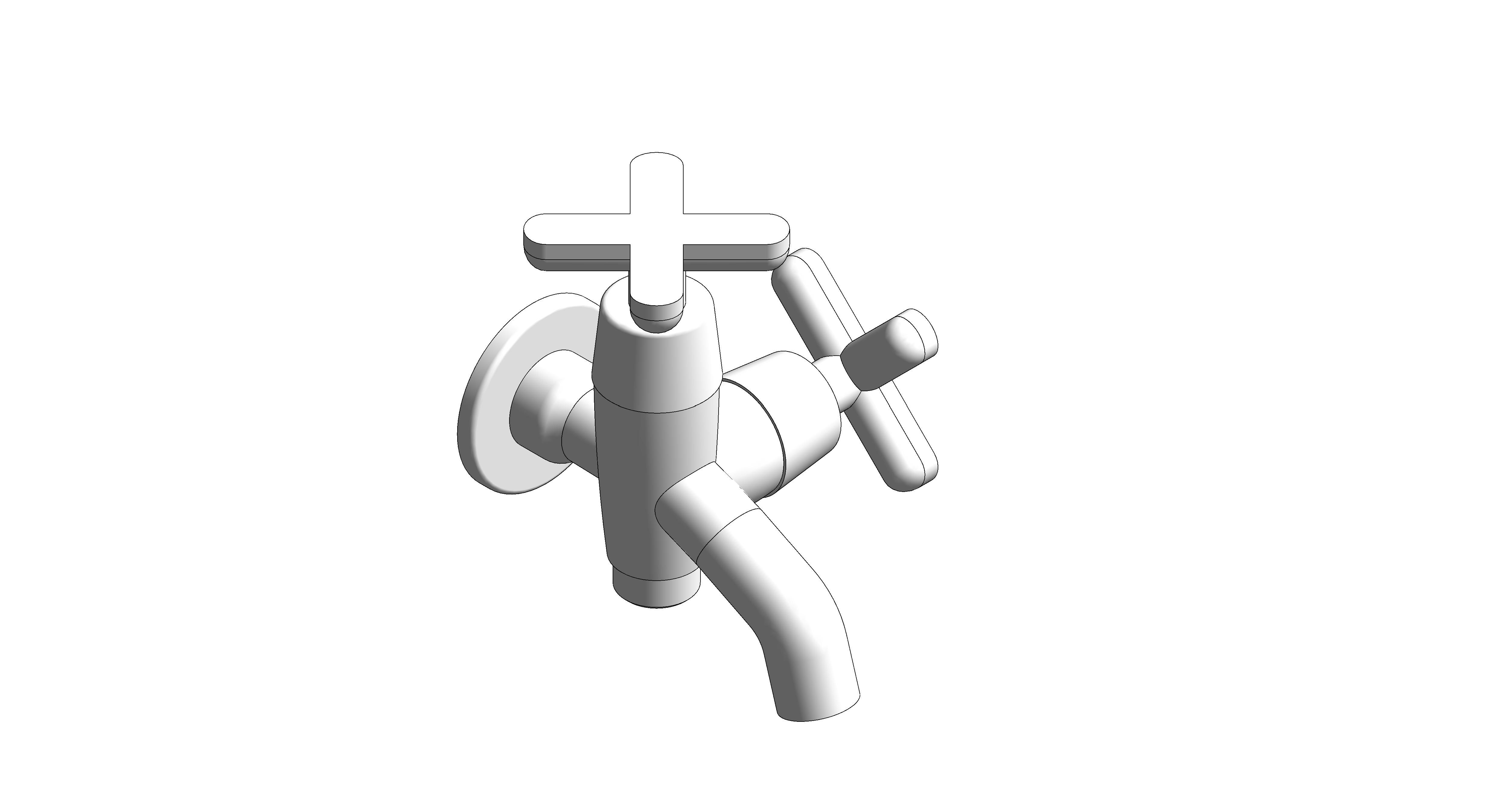 bimstore 3D image of American Standard - Winston Exposed B&S Mono (2 ways tap) - FFAST703-6T1500BT0