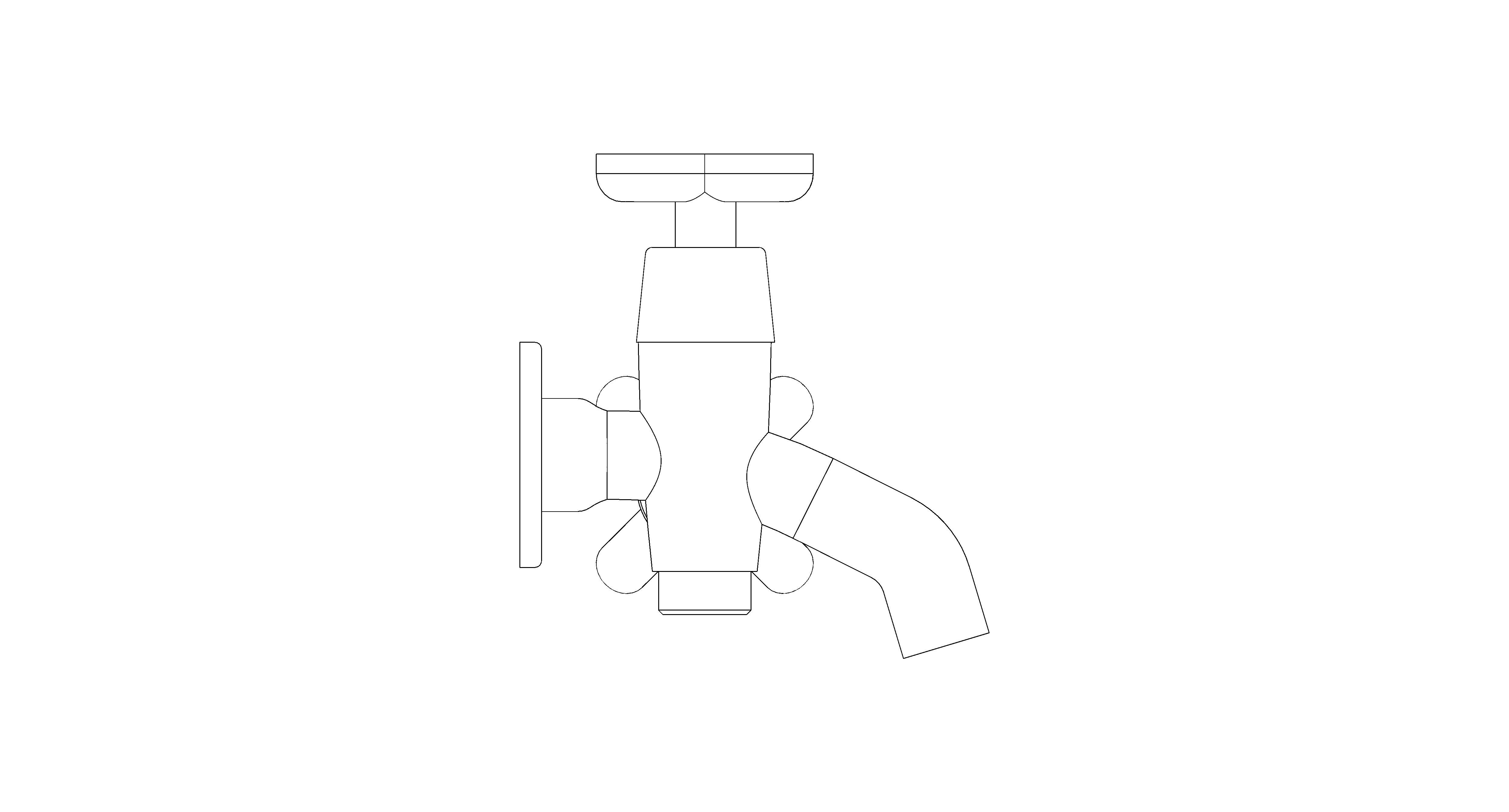 bimstore side image of American Standard - Winston Exposed B&S Mono (2 ways tap) - FFAST703-6T1500BT0
