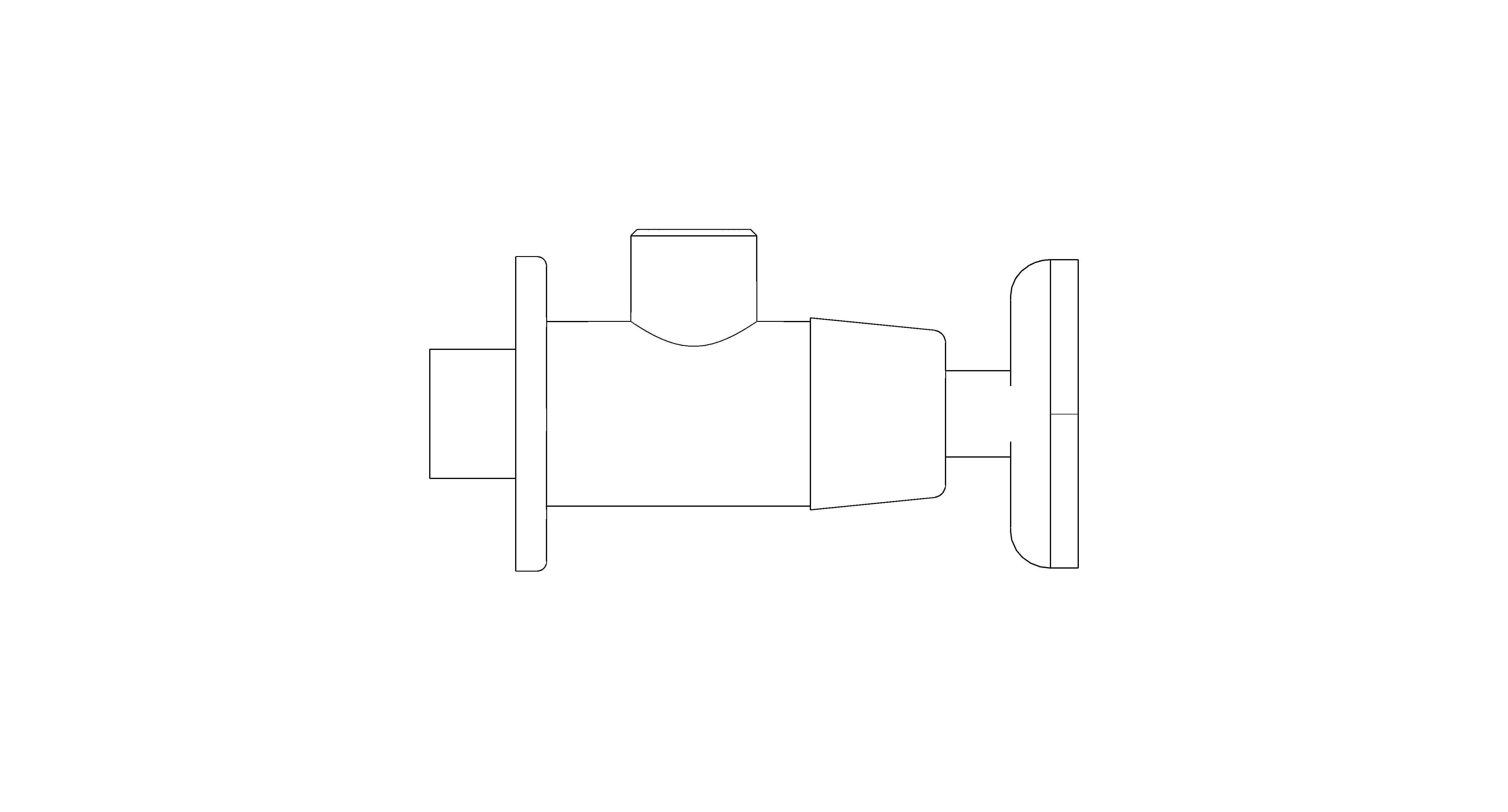 bimstore side image of American Standard - Winston Exposed Shower Mono (Cross Handle) - FFAST704-7T1500BT0