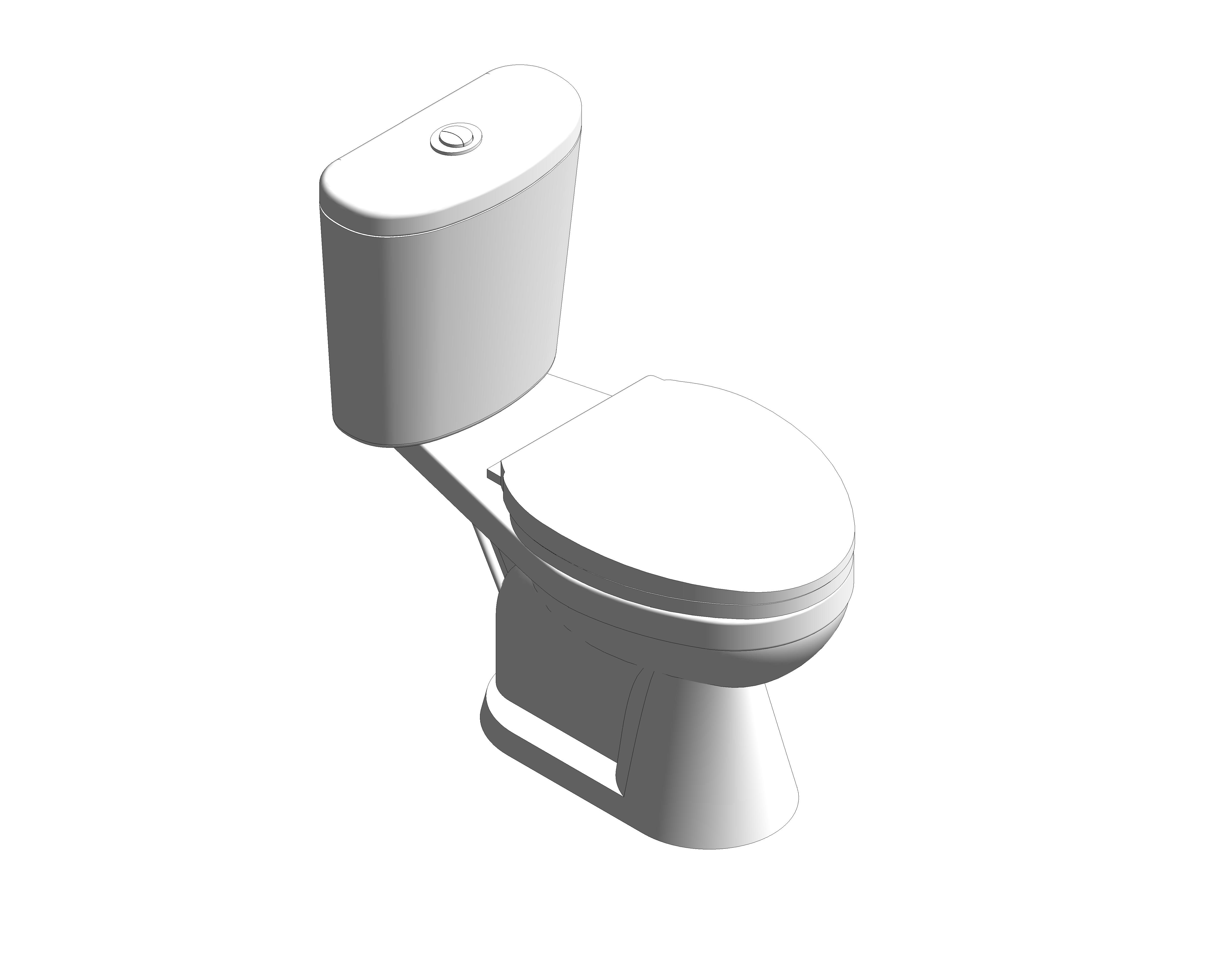 Product: Winston II Close Coupled Toilet (Dual Flush) - CL26965-6DAWDSTDG