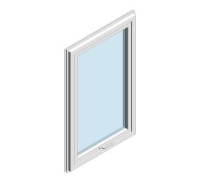 Mu Window bimstore - Architectural & Metal Systems - MU800hi XT66 Casement Window