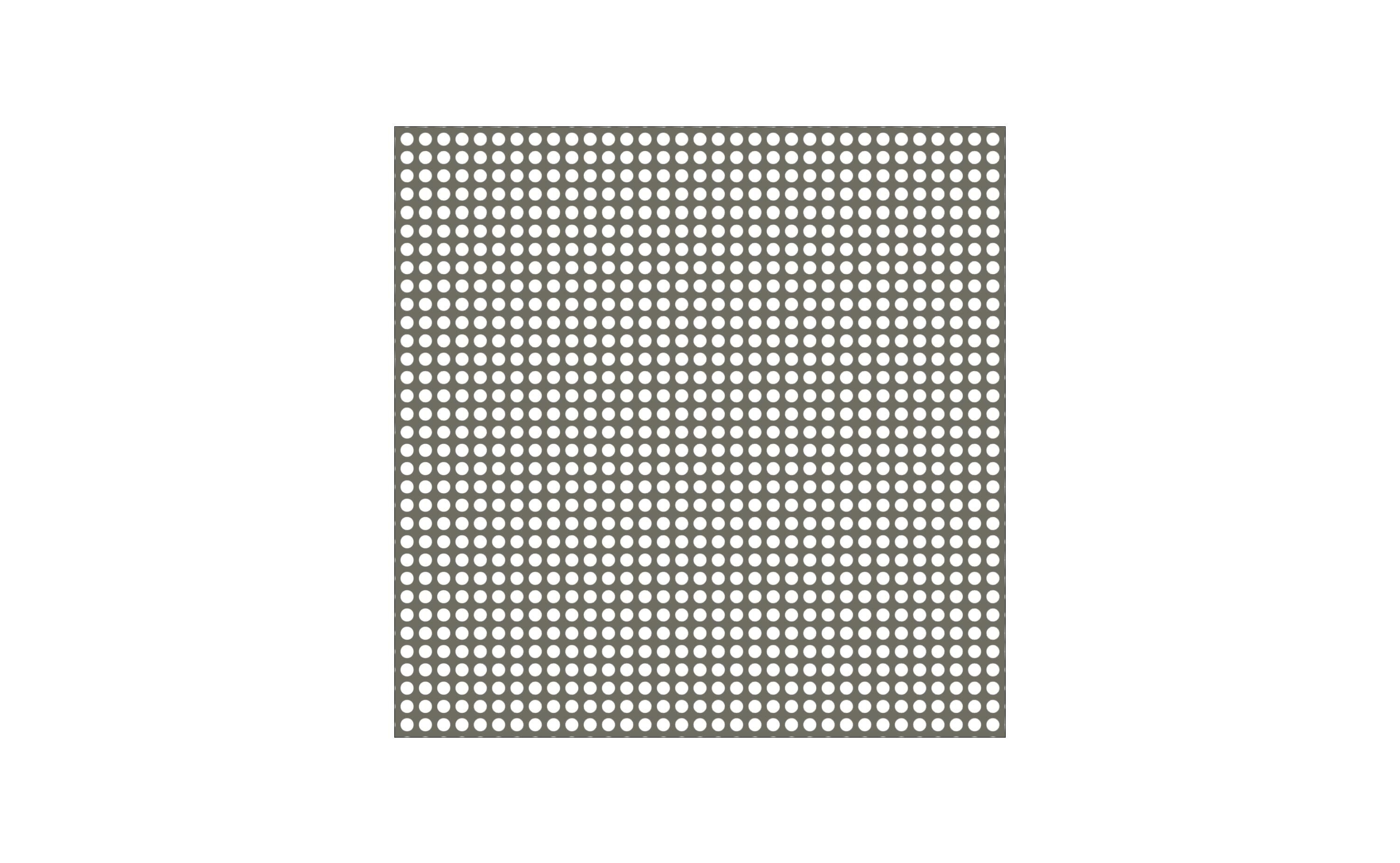 Image of APP - Perforated Panel - Round Hole 21 x 30mm Grid