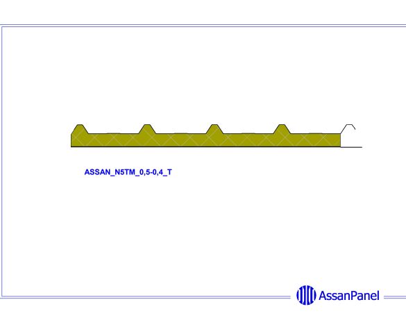 Assan Panel bimstore - Assan Panels - N5TM Membrane Roof Panel