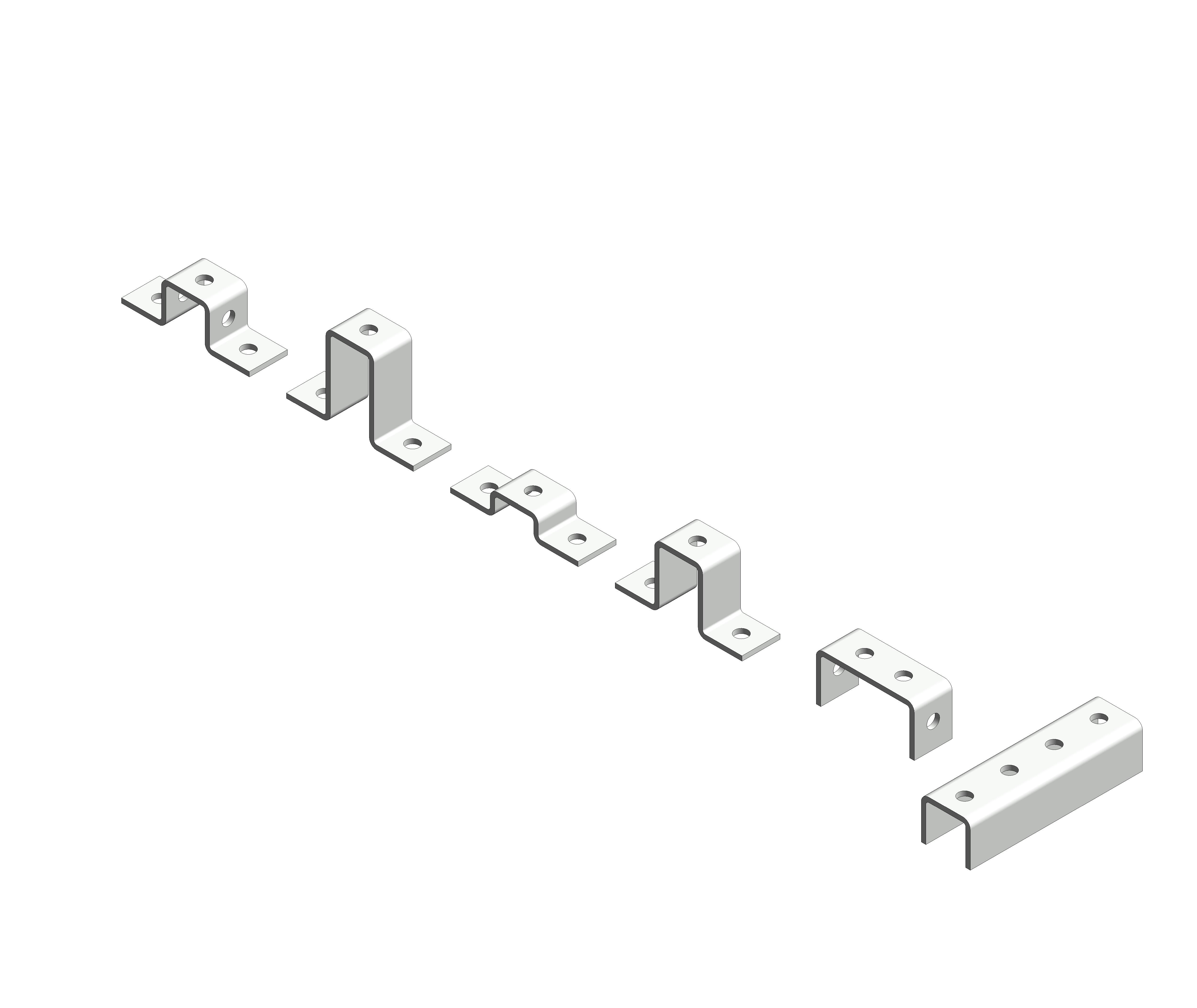Image of Support Systems - U Shape Fittings