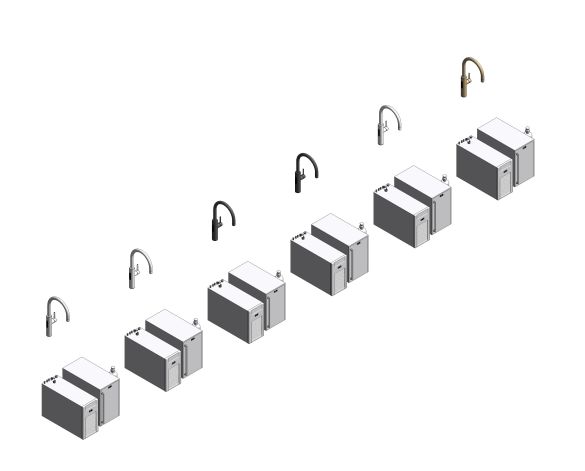 Image of Billi Home B5000 Sparkling with Gooseneck Multifunction Mixer Tap