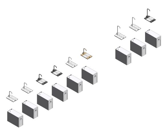 Image of Billi Home C with Square or Extended Slimline Dispenser