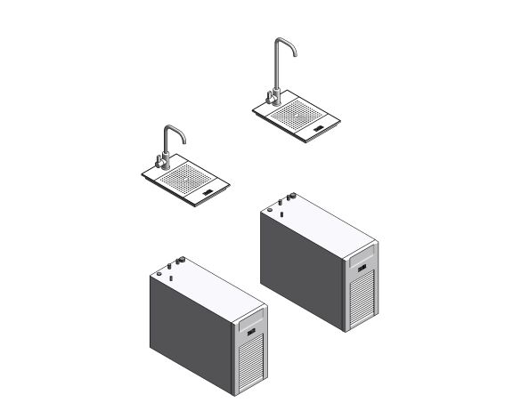 Image of Billi Home C with Square or Extended Slimline Dispenser
