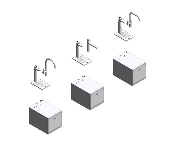 Image of Billi Quadra Plus with XL Levered Dispenser & Mixer