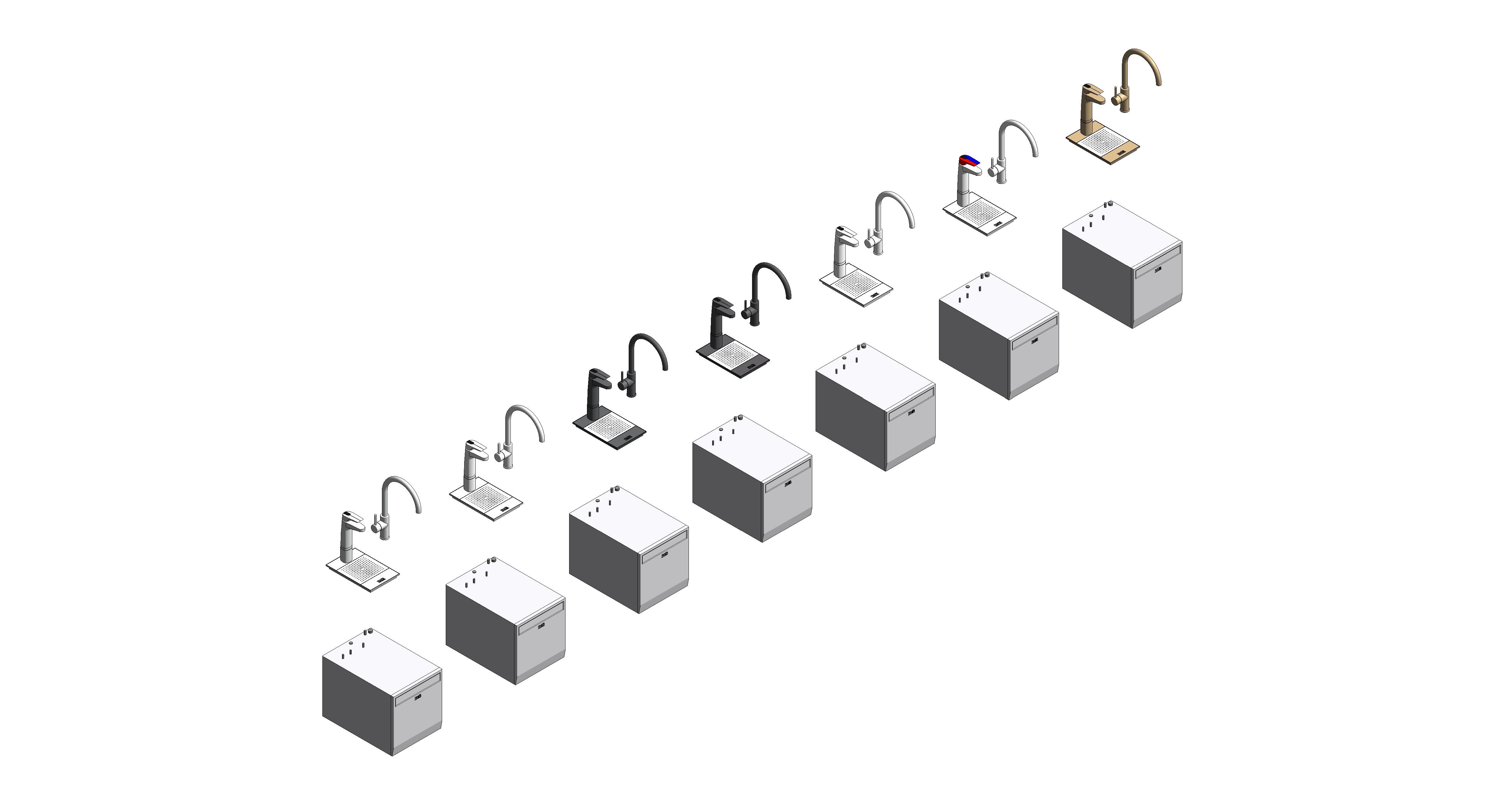 Image of Billi Quadra Plus with XL Levered Dispenser & Mixer