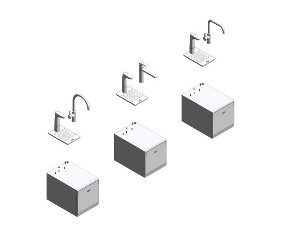 Billi Quadra Plus with XT Touch Dispenser & Mixer