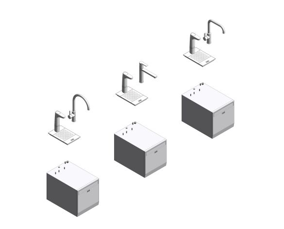 Billi Quadra Plus with XT Touch Dispenser & Mixer