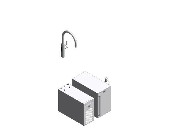 Image of Billi Quadra Sparkling with Gooseneck Multifunction Mixer Tap