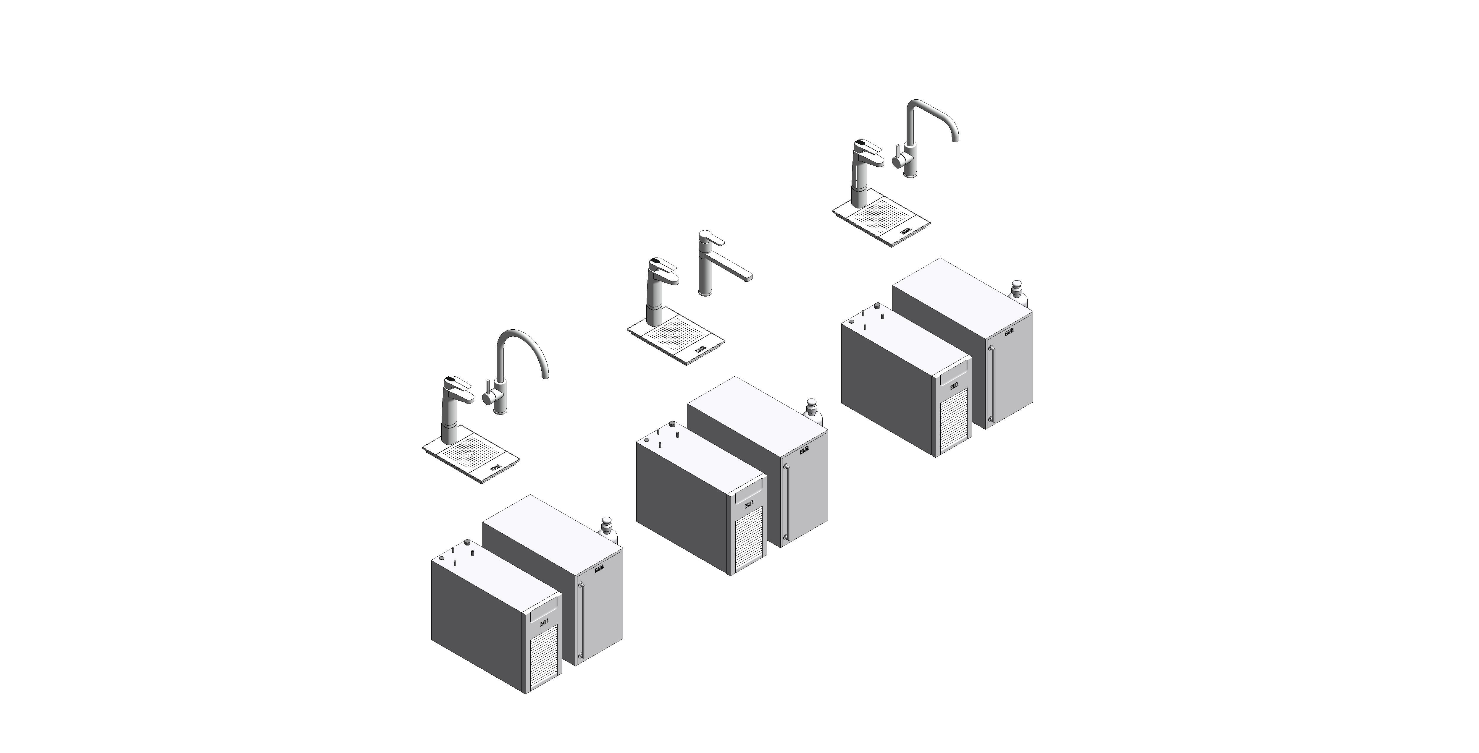 Image of Billi Quadra Sparkling Plus with XL Levered Dispenser & Mixer