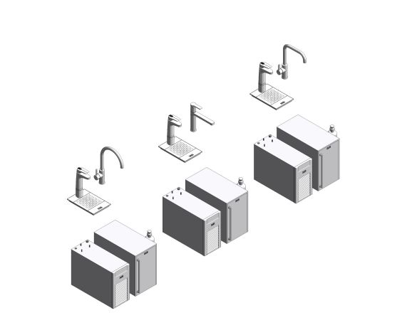 Image of Billi Quadra Sparkling Plus with XL Levered Dispenser & Mixer