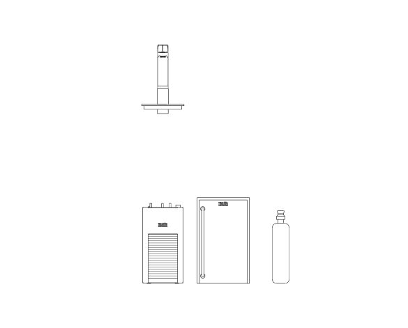 Image of Billi Quadra Sparkling with XL Levered Dispenser