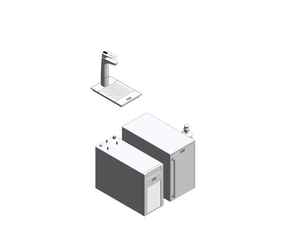 Image of Billi Quadra Sparkling with XL Levered Dispenser