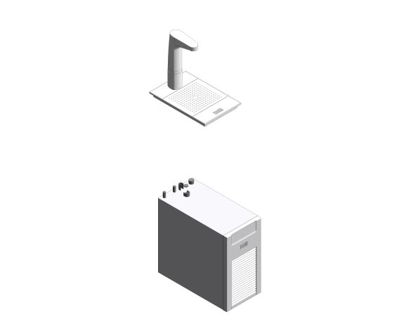 Image of Billi Sahara with XR Remote Dispenser