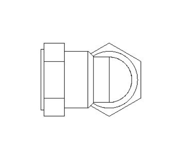 bimstore front image of the Compression Elbow from Boss