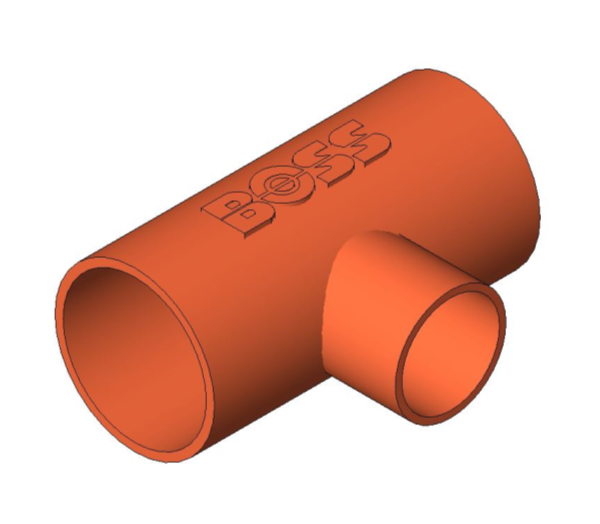 Product: End Feed Fitting Branch Reduced Tee