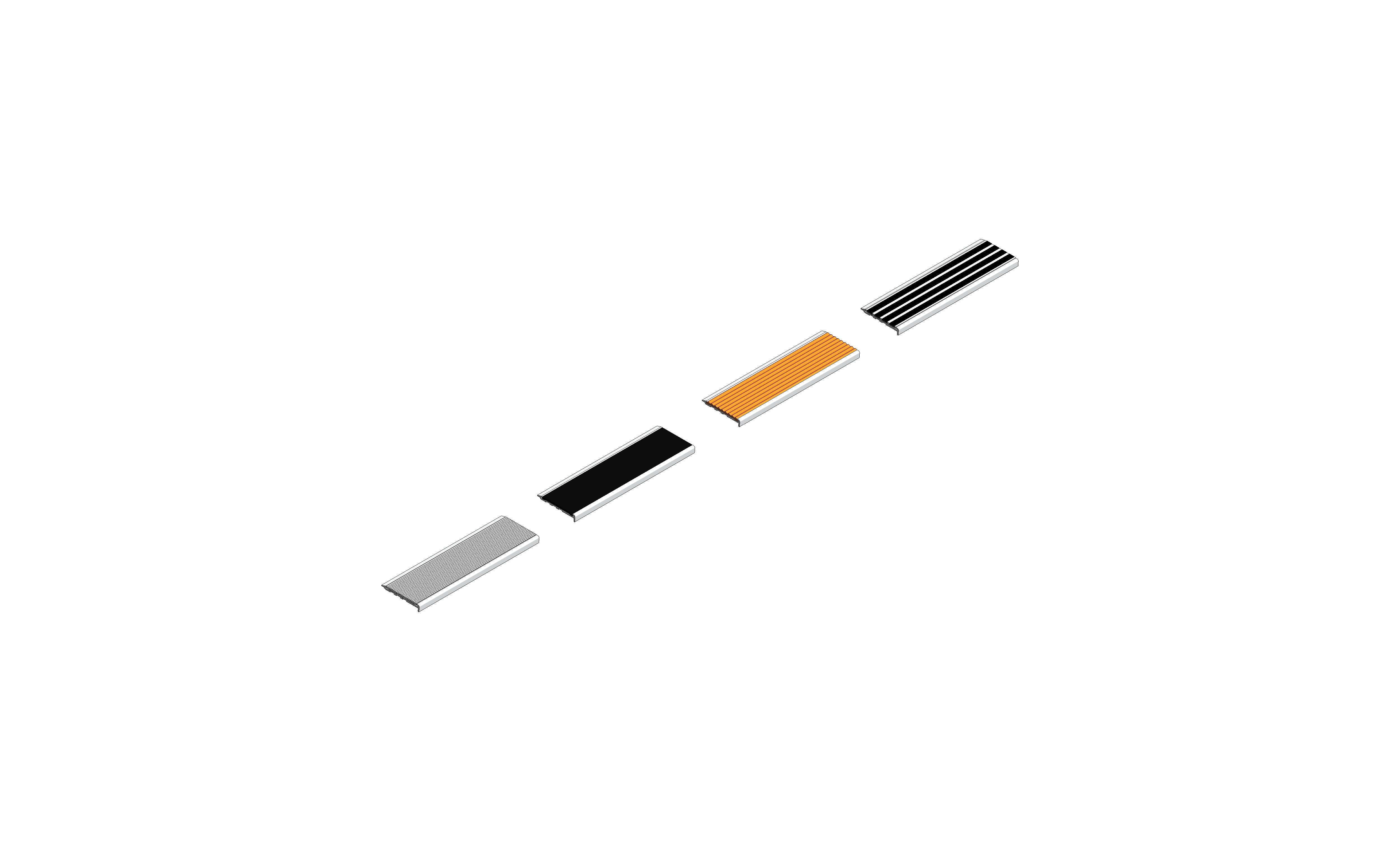 Image of Aluminium Stair Nosing - 105 & 405