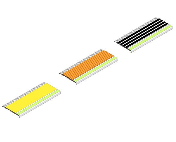 Image of Aluminium Stair Nosing - 128 & 428