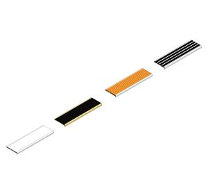 Image of Aluminium & Solid Brass Stair Nosing - 140