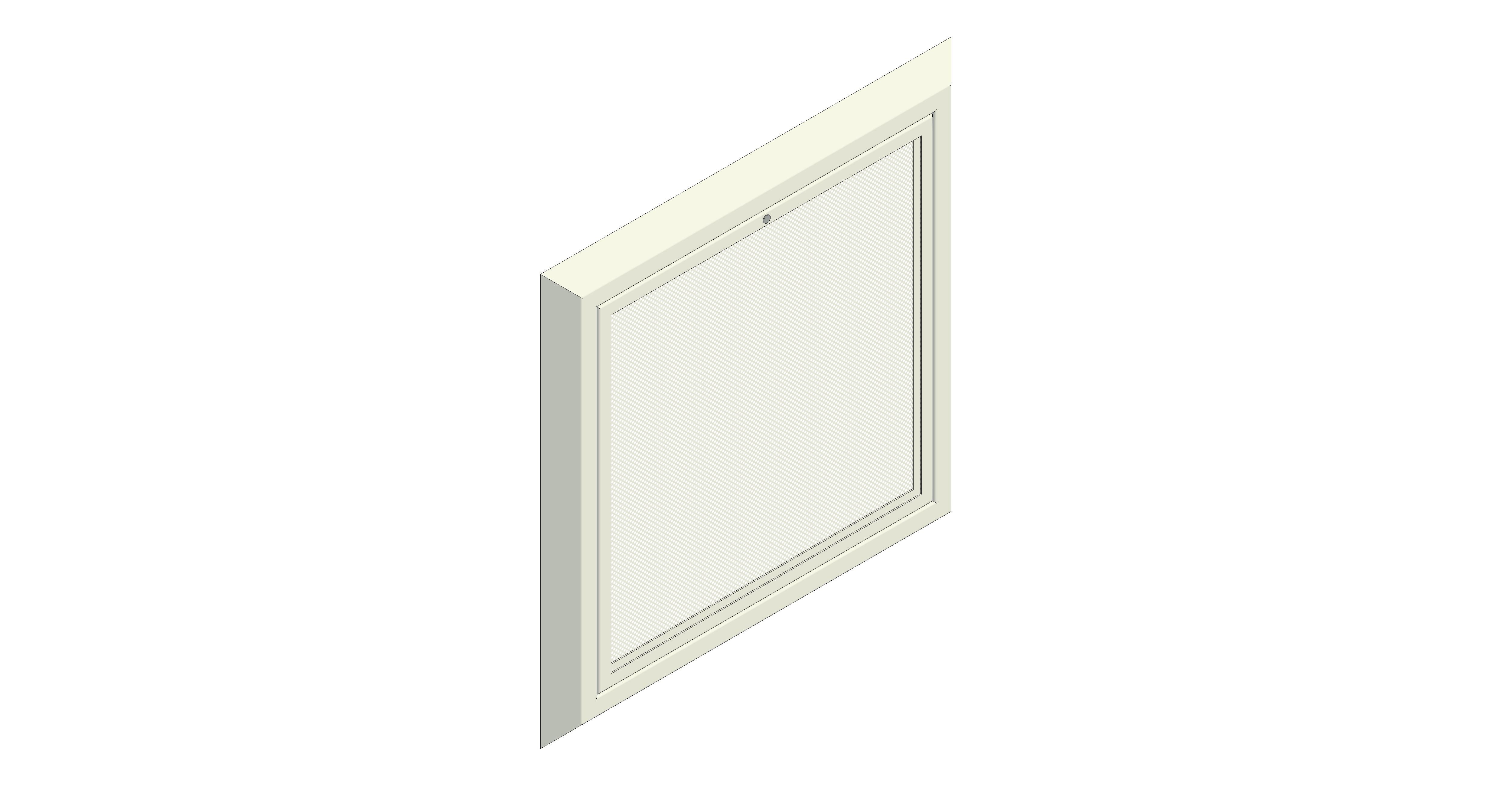 Product: Anti-Ligature Ventilation Grille with Access Panel