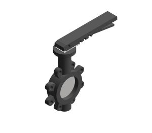 Product: F614, F624, F628 - Fully-Lugged Lever Operated Butterfly Valves – Ductile Iron (2026 Onwards)