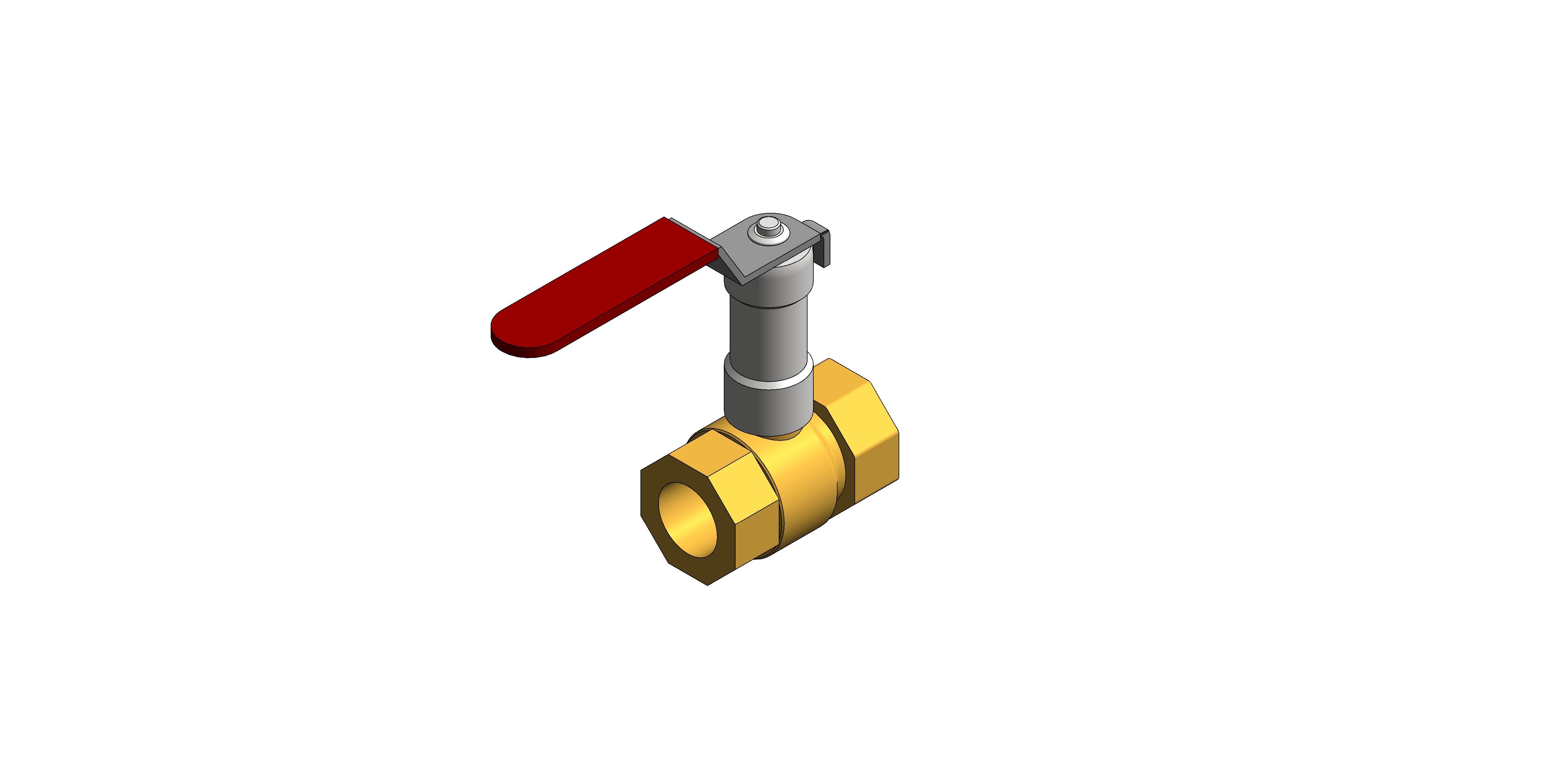 Product: D171EXS - Extended Stem Ball Valve - Bronze