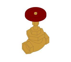 D7 Rib Valves bimstore - Crane Fluid Systems - D7 - Globe Valve - Bronze