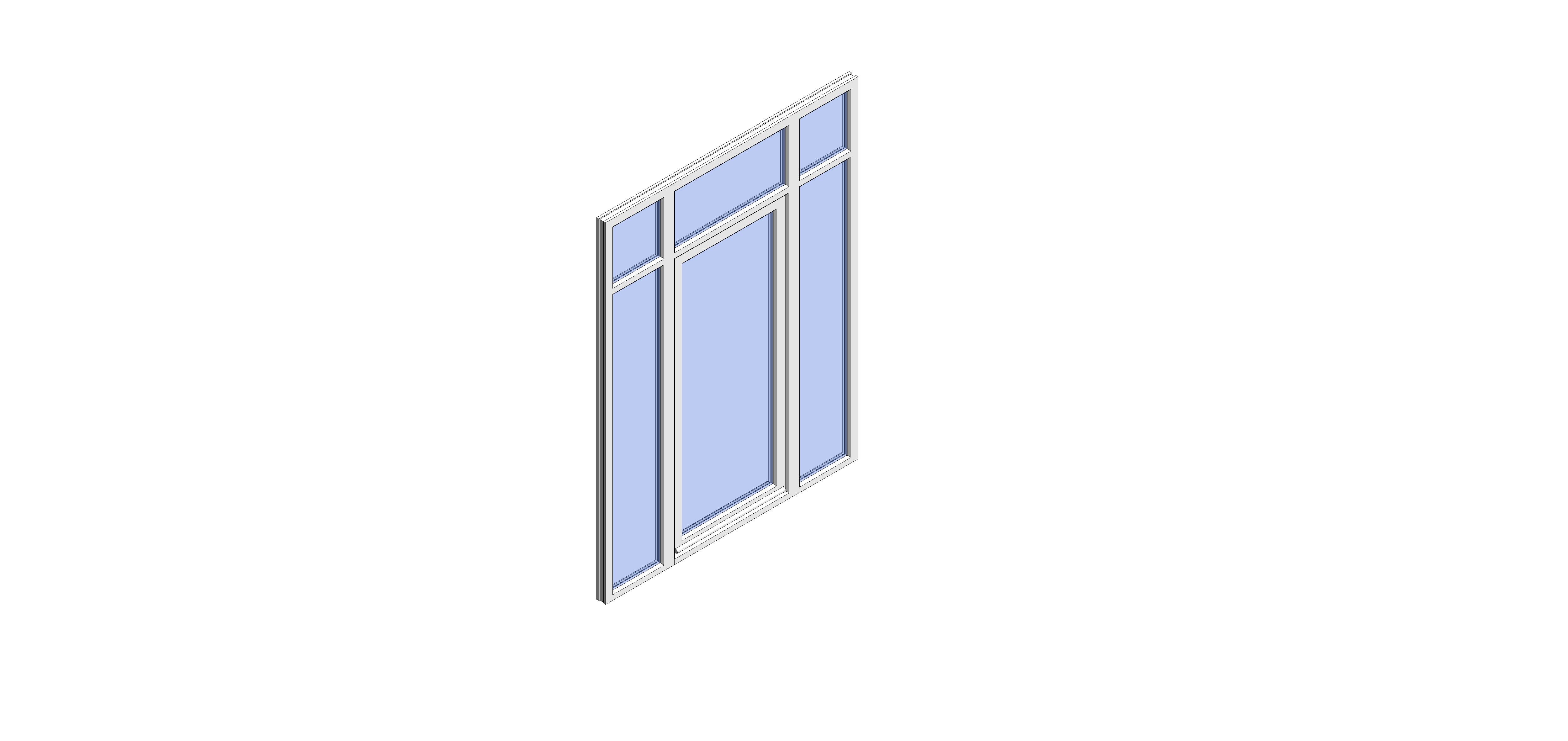 Product: Traditional 2500 Residential Door (R7 - Open In)