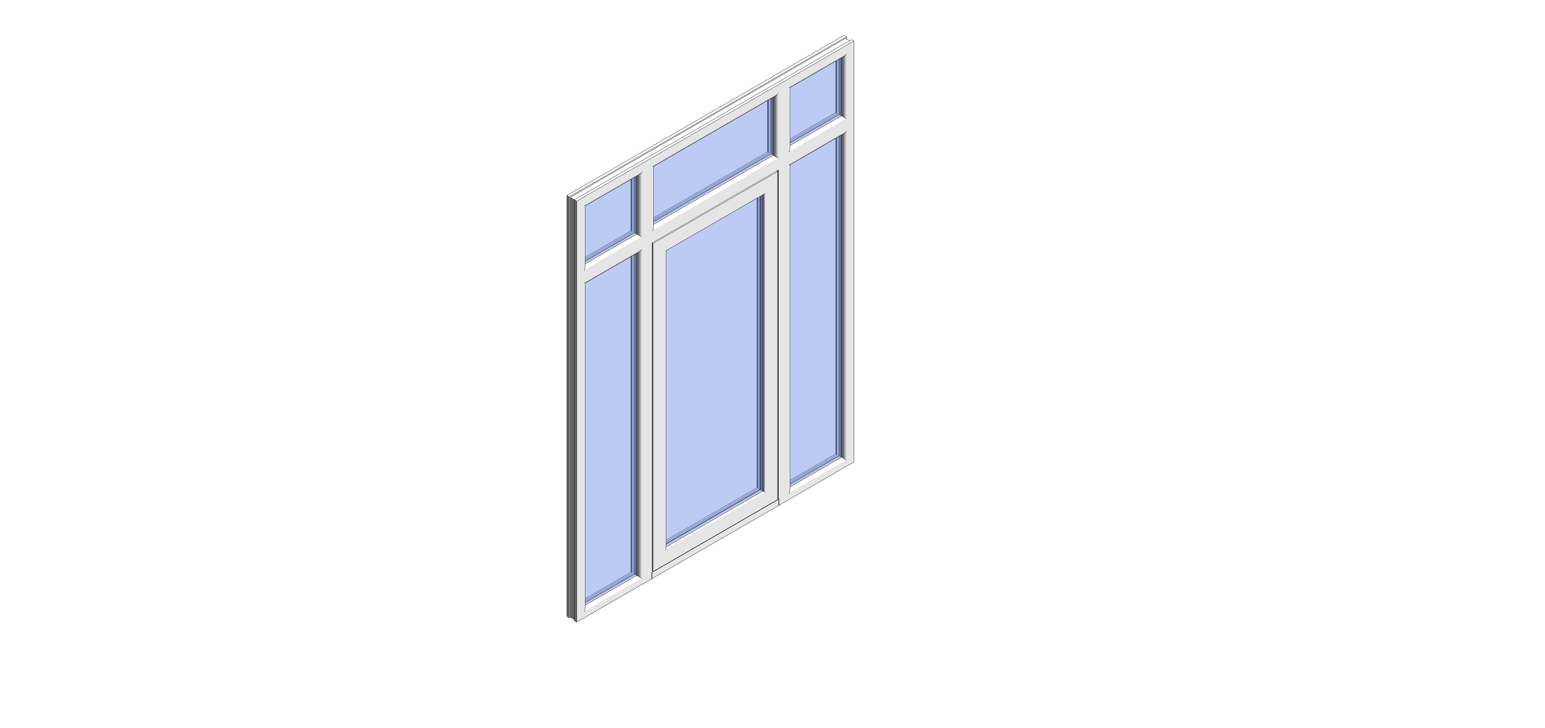 Product: Heritage 2800 Residential Flush Door (R7 - Open Out)