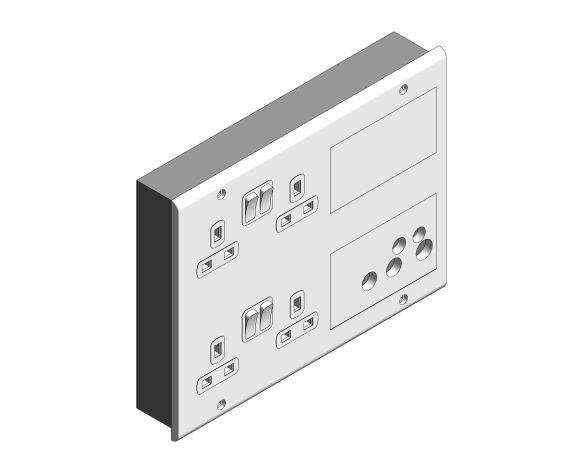 Module Media Plate bimstore - Deta Electrical - Slimline - Media Plates