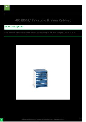 Product Data Sheet