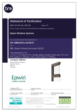 Environmental Product Declaration (EPD)