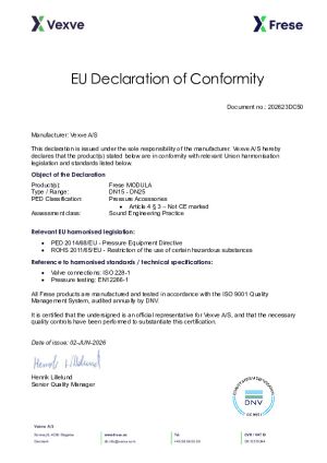 Product Certificates