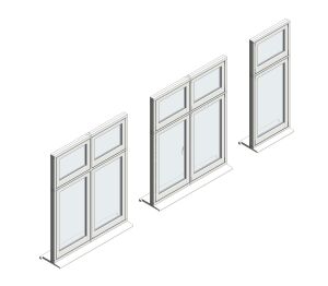 bimstore - Epwin Window Systems - Flush Casement Window - Fixed ...