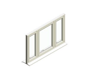 bimstore - Epwin Window Systems - Fully Reversible Window - Triple Opening
