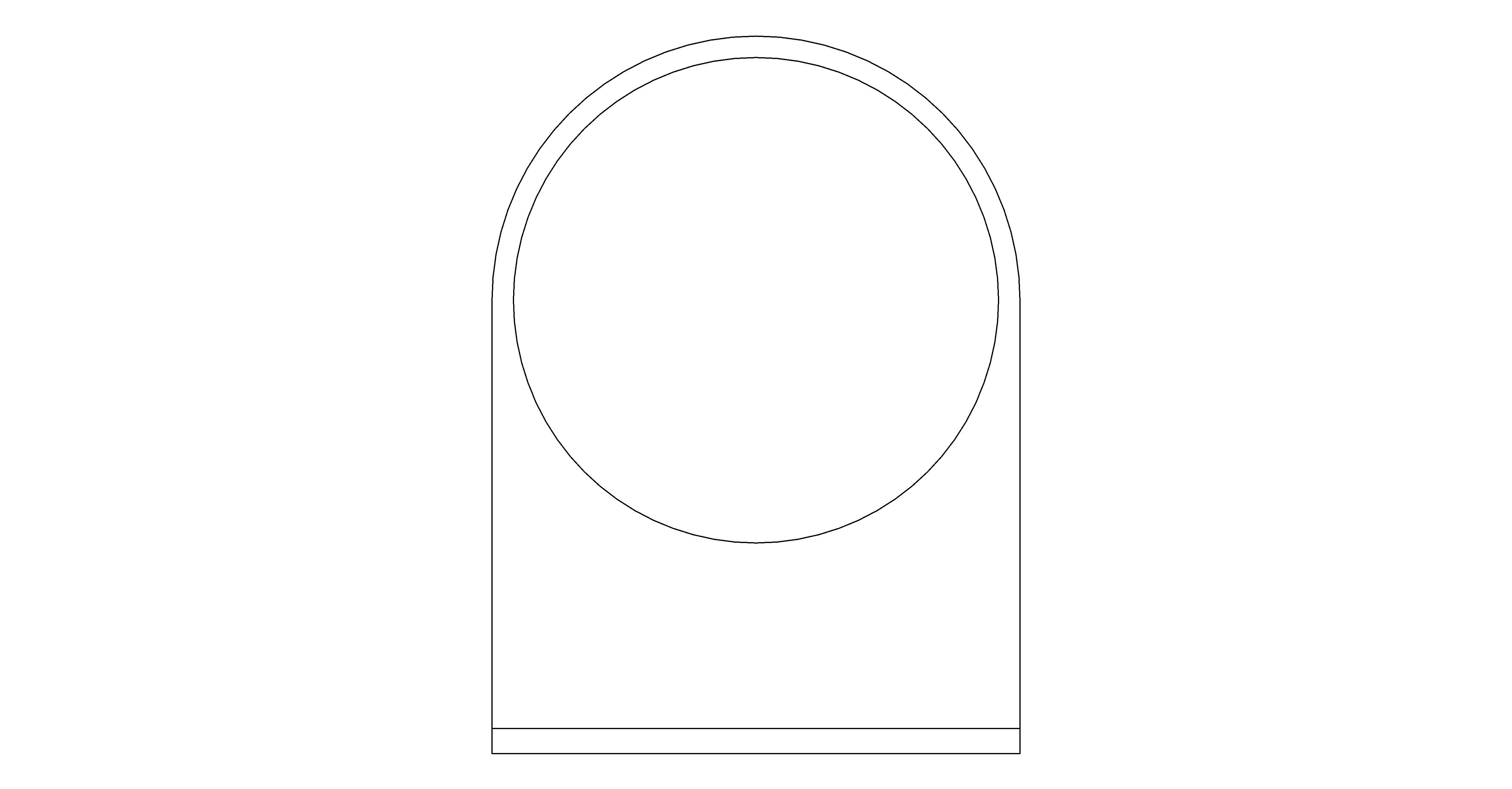 Product: RC3B 68mm Round Downpipe Pipe Clips Single Fix