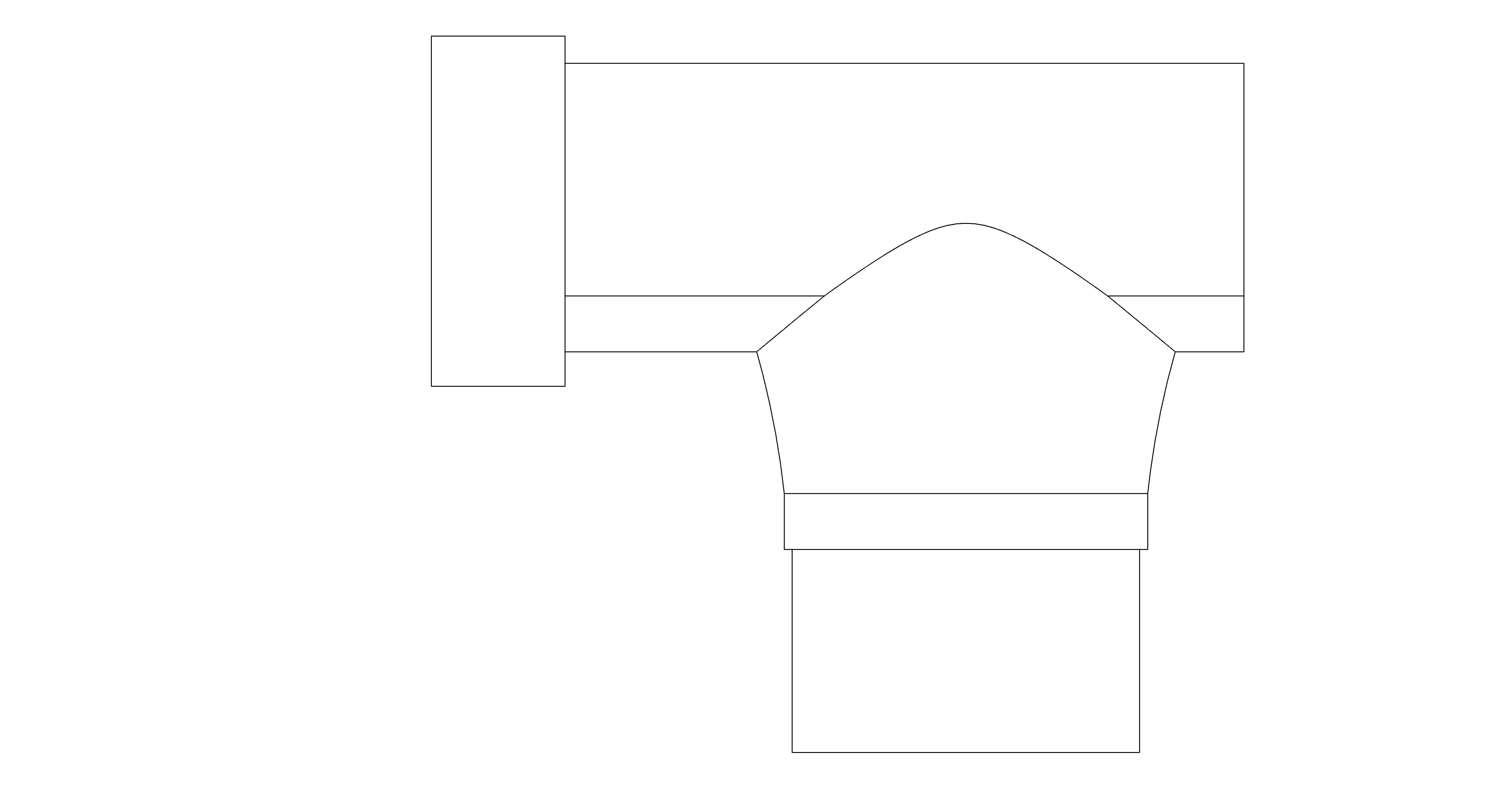 Product: RO2B 112mm Half Round Stopend Outlet