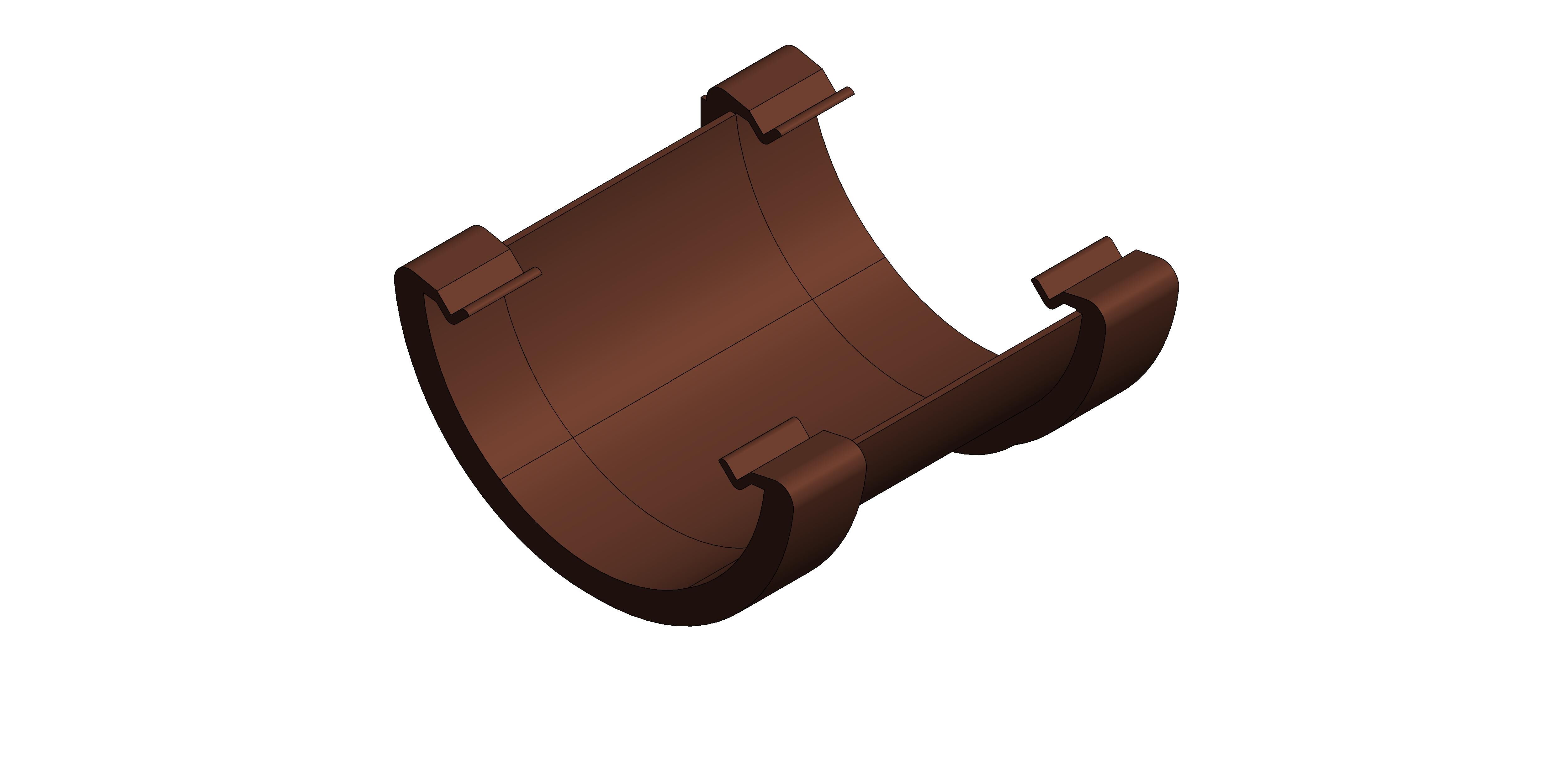 Product: RU1B 112mm Half Round Union Bracket
