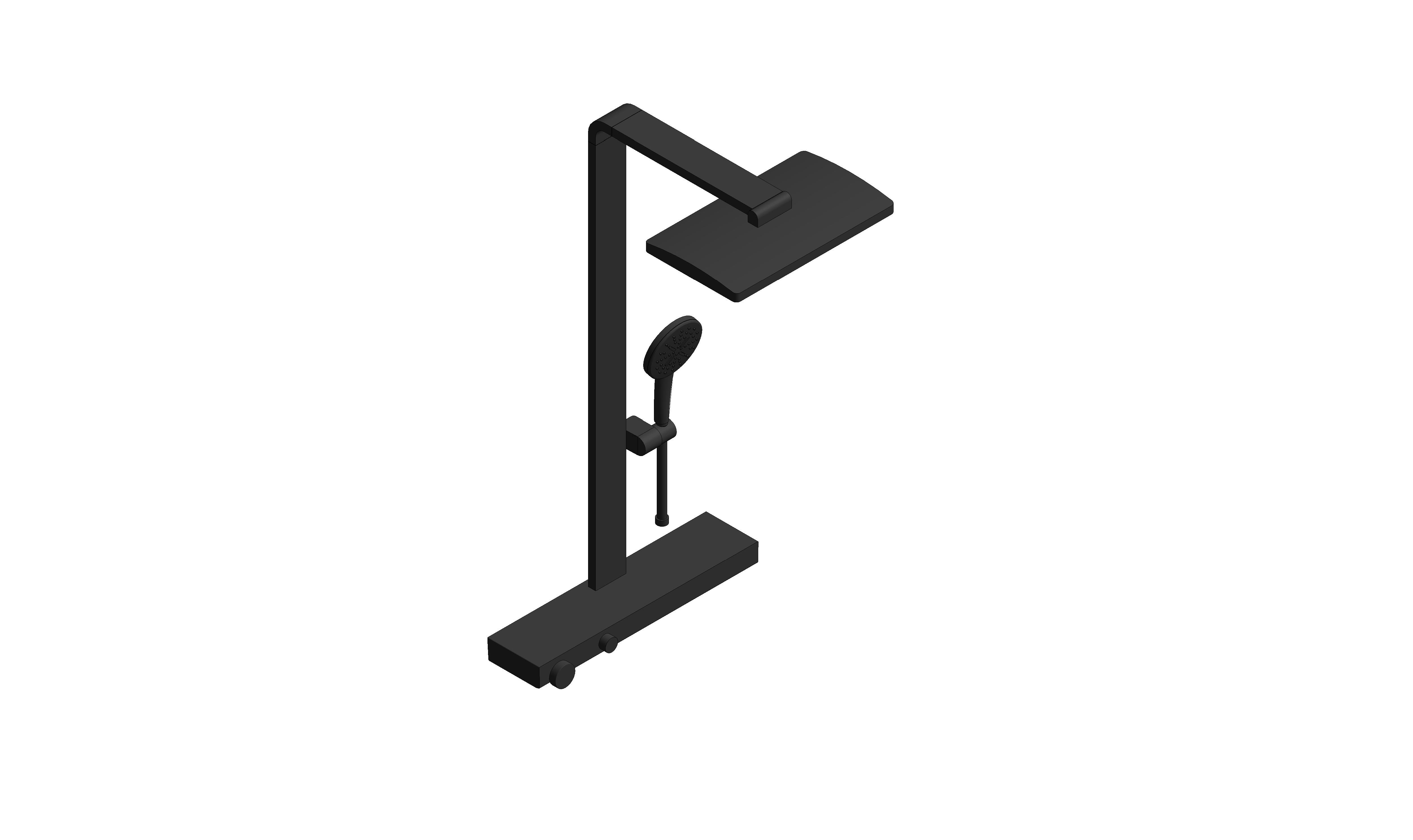 Product: RAINSHOWER AQUA PURE Shower system with thermostat for wall mounting (100961KF00)