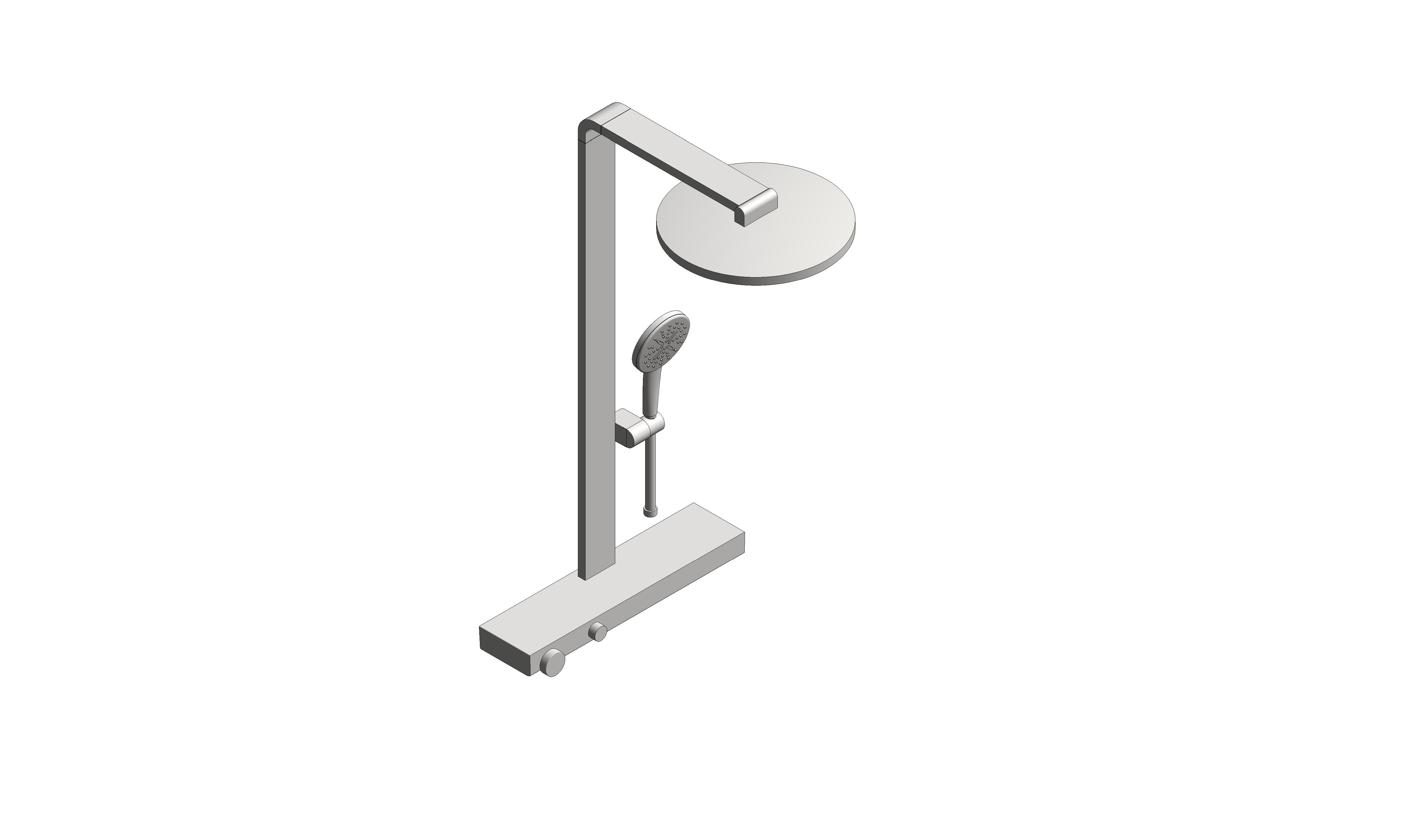 Product: RAINSHOWER AQUA PURE Shower system with thermostat for wall mounting (100964KI00)