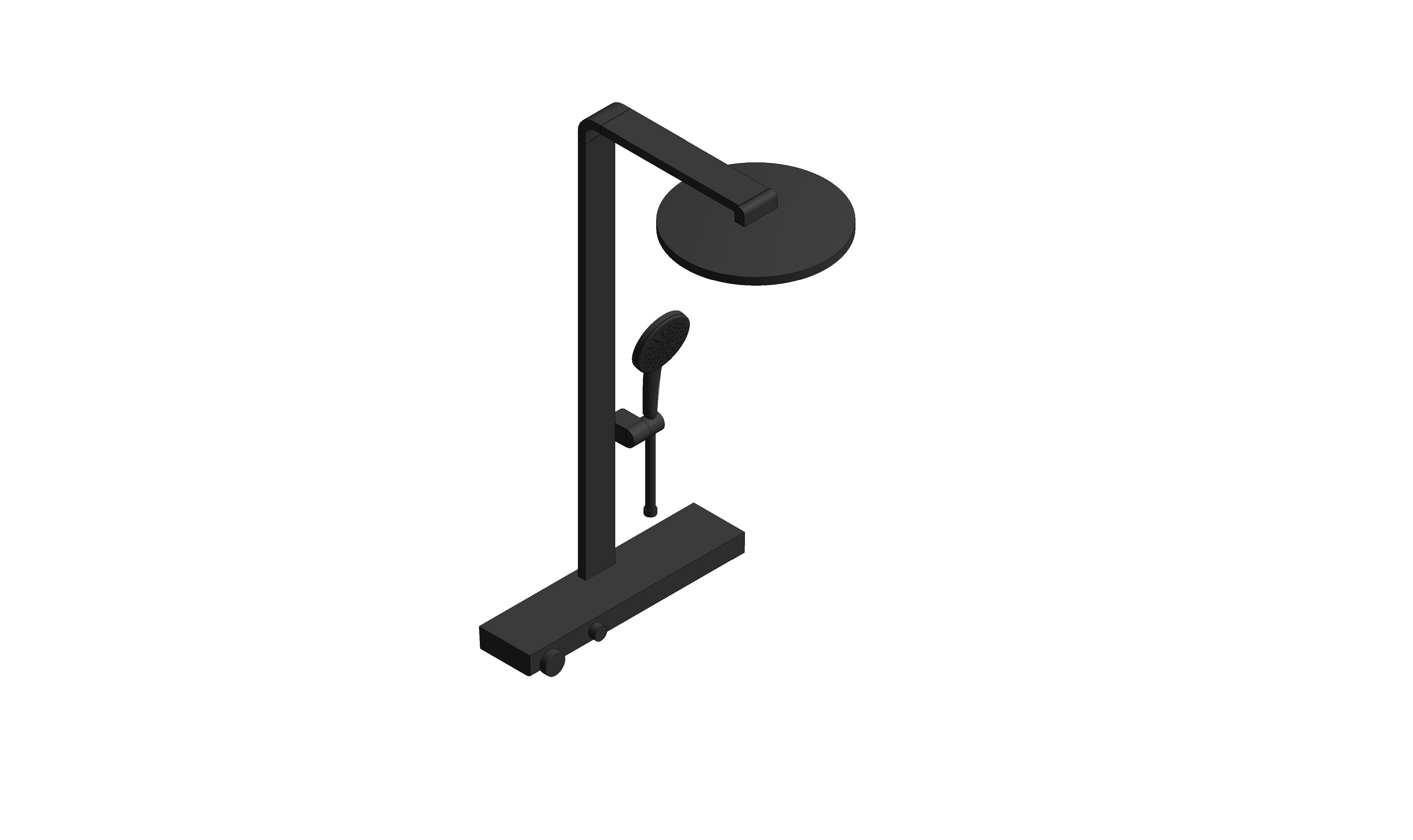 Product: RAINSHOWER AQUA PURE Shower system with thermostat for wall mounting (100964KS00)